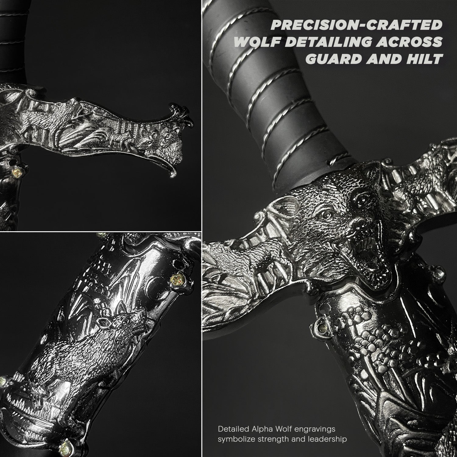 33" Howling Wolf Sword