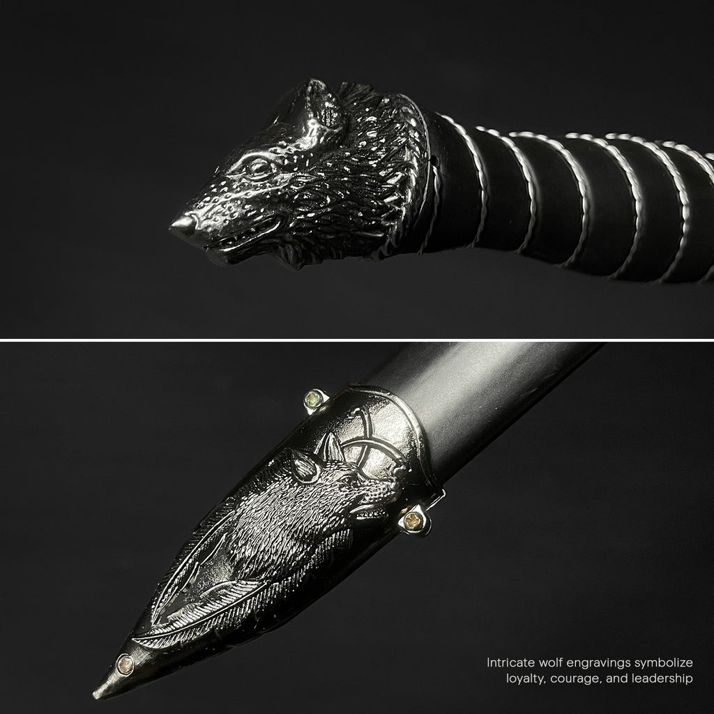 33" Howling Wolf Sword