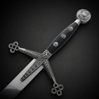 43 3/4" Claymore Sword with Scabbard