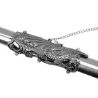 Saint George Medieval Dragon Sword – Decorative Replica Display Piece, Dull Blade Collectible, Knight Fantasy Sword for Cosplay, Home Decor and Collections