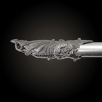 Saint George Medieval Dragon Sword – Decorative Replica Display Piece, Dull Blade Collectible, Knight Fantasy Sword for Cosplay, Home Decor and Collections