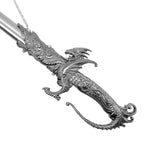 Saint George Medieval Dragon Sword – Decorative Replica Display Piece, Dull Blade Collectible, Knight Fantasy Sword for Cosplay, Home Decor and Collections