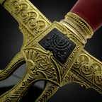 Gold King Solomon replica sword hilt | Knight's Collection