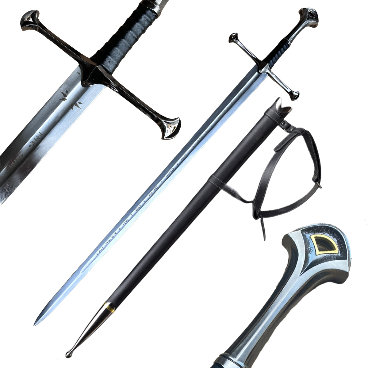 Knights Collection 54.3" Hand-Forged Medieval Sword