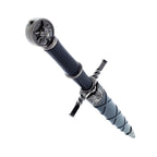 Black Wolf Head Medieval Dagger with ornate handle and detailed pommel by Pacific Solution