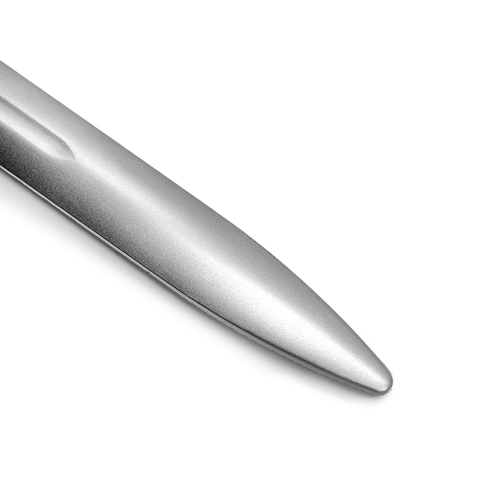 Detailed view of Knight's Collection Cosplay Foam Medieval Sword with a sleek, pointed blade design