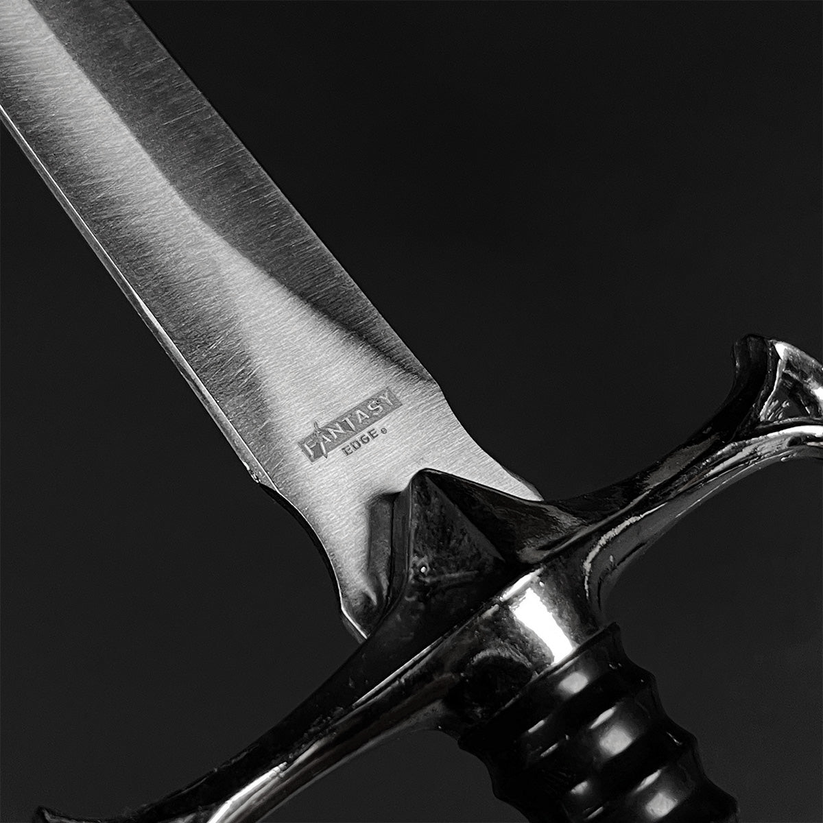Anduril Dagger with a polished stainless steel blade and ornate handle design
