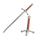 Foam Medieval Claymore Sword for Cosplay by Knight's Collection with detailed design and comfortable grip