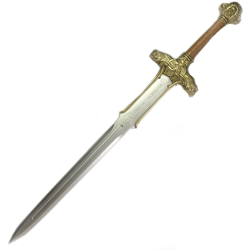 Knight's Collection Foam Barbarian Sword for Cosplay with detailed handle and blade design