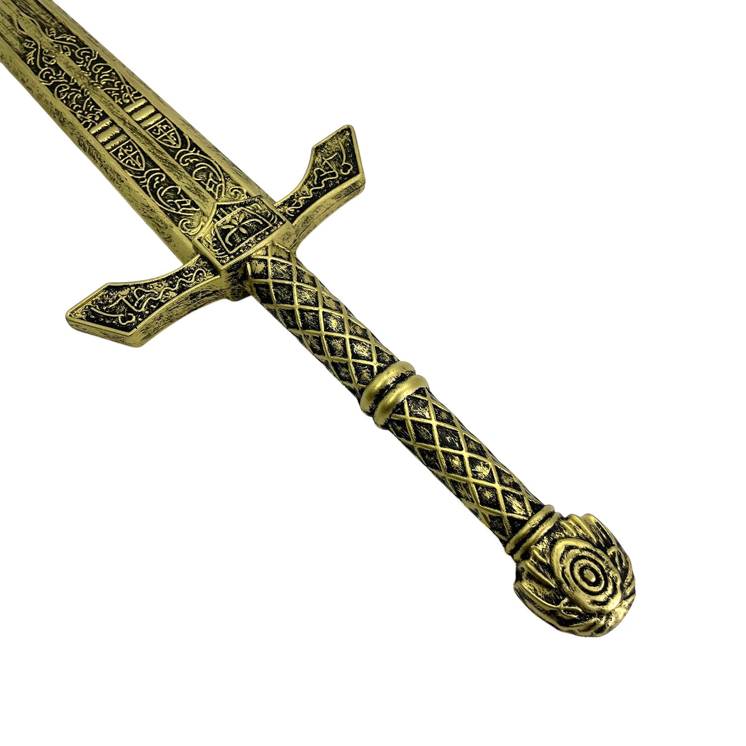 Knight's Collection Foam Medieval Fantasy Sword with ornate hilt and detailed blade design