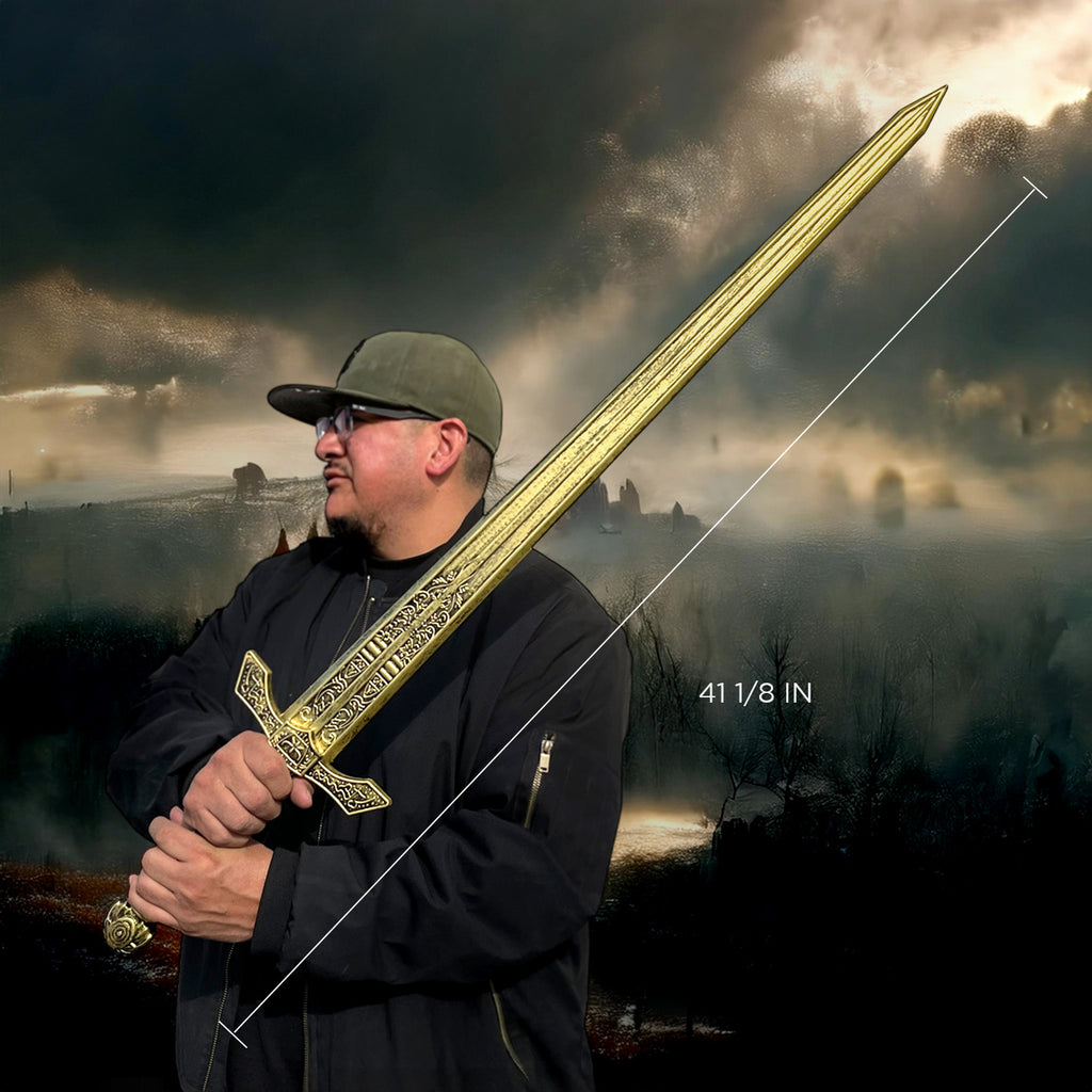 Knight's Collection Foam Medieval Fantasy Sword designed for role-playing and costume events