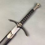 Knight's Collection hand-forged medieval blade with a sleek handle and sturdy guard