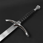 Knight's Collection One-Hand Sword with hand-forged medieval blade and textured grip for optimal control