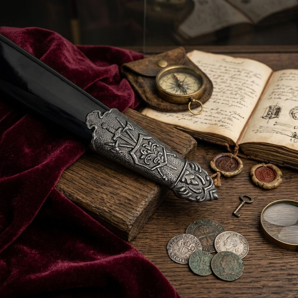 13 1/2" Renaissance Dagger Knights Templar