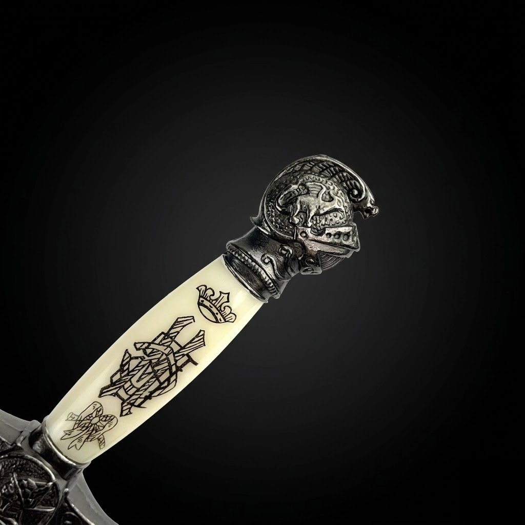 13 1/2" Renaissance Dagger Knights Templar