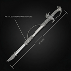 Saint George Medieval Dragon Sword – Decorative Replica Display Piece, Dull Blade Collectible, Knight Fantasy Sword for Cosplay, Home Decor and Collections