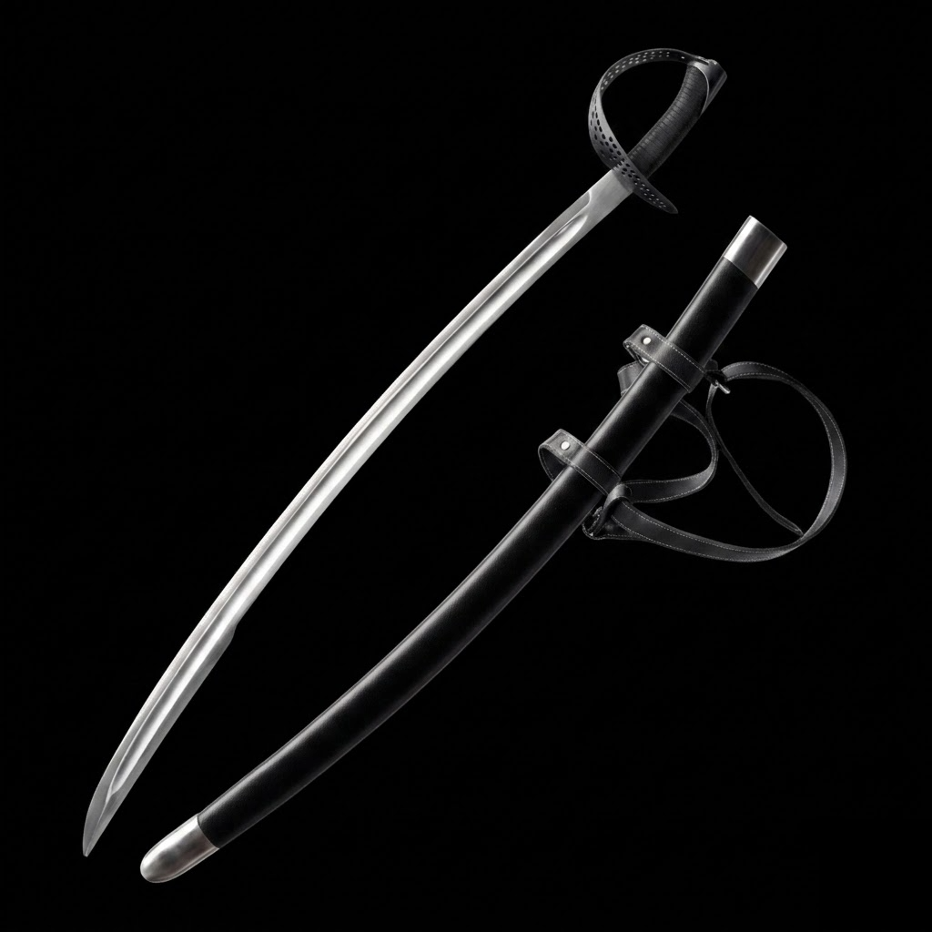 40.15" Knight's Collection Hand-Forged Cutlass Full-Tang 1060 Carbon Steel