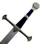 King's One Hand Medieval Sword from Knight Collections with a sleek blade and detailed grip design