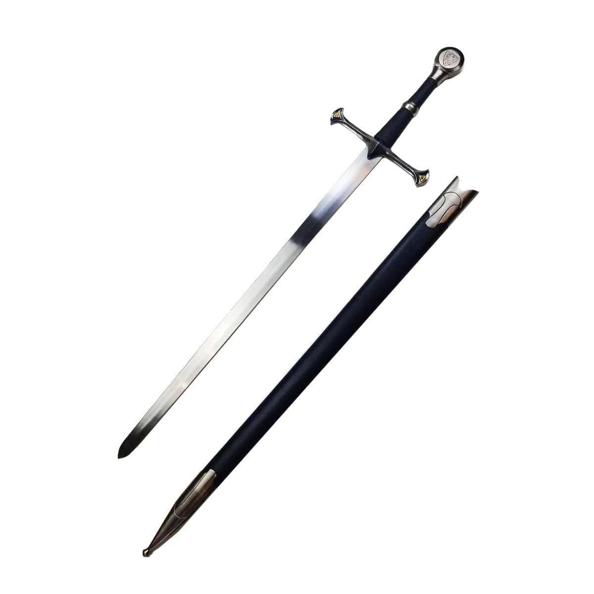 King's One Hand Medieval Sword with a sleek blade and decorative handle, perfect for collectors