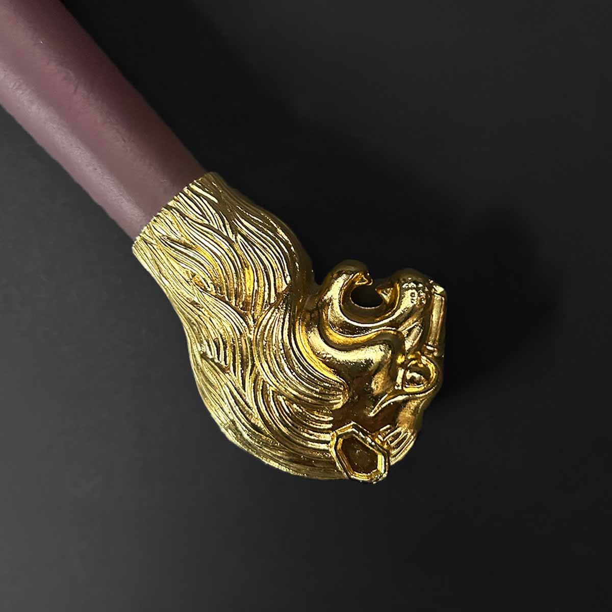 Knight's Collection 'Chimera' Medieval Sword with a detailed lion head handle for collectors and enthusiasts