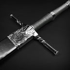 Knights Collection Nightwolf Medieval Sword with ornate hilt and detailed grip design
