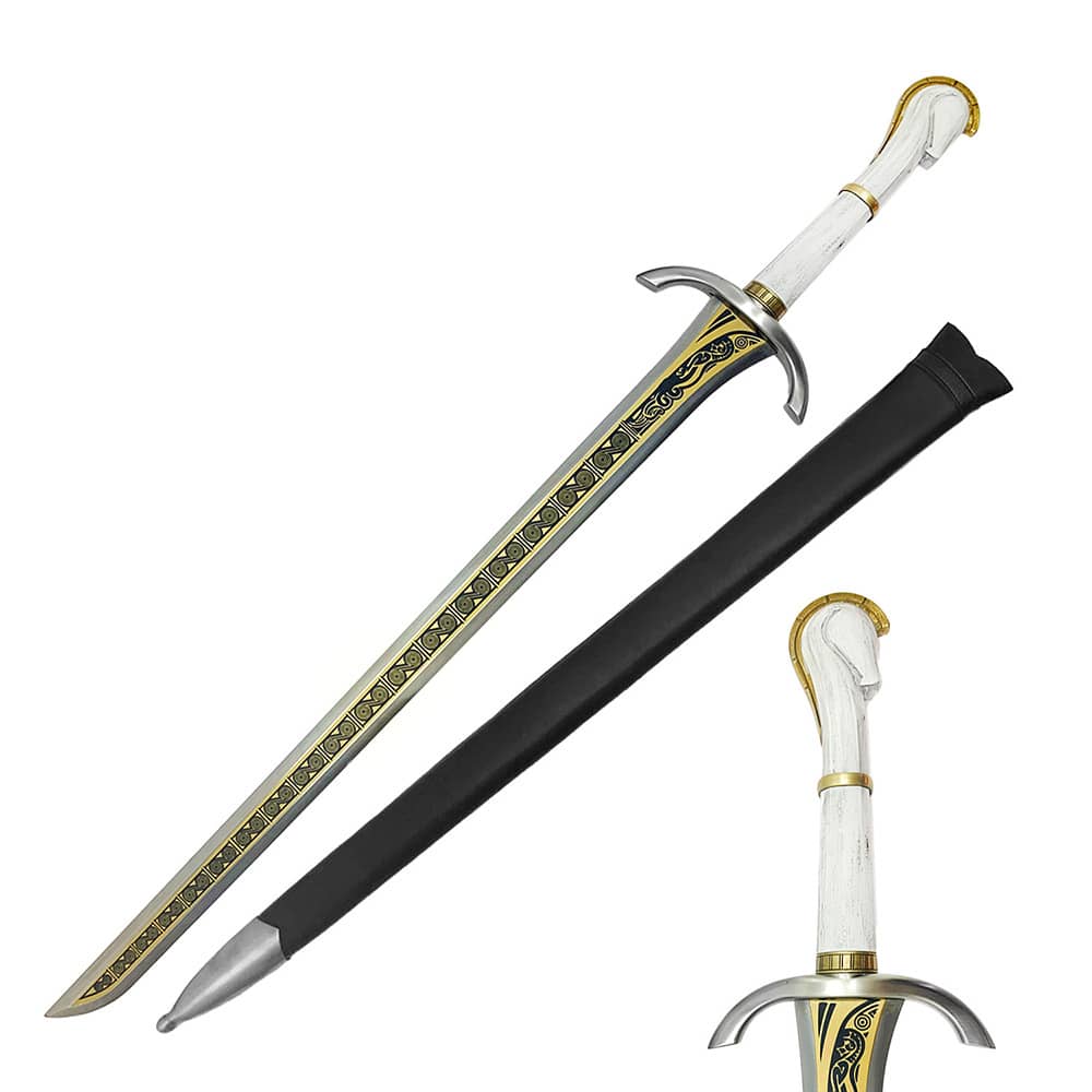 Knight's Collection 'Rings of Power' Medieval Sword with intricately designed hilt and scabbard