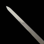 Blade close-up of Knights Templar sword replica from Knight Collections with polished steel finish