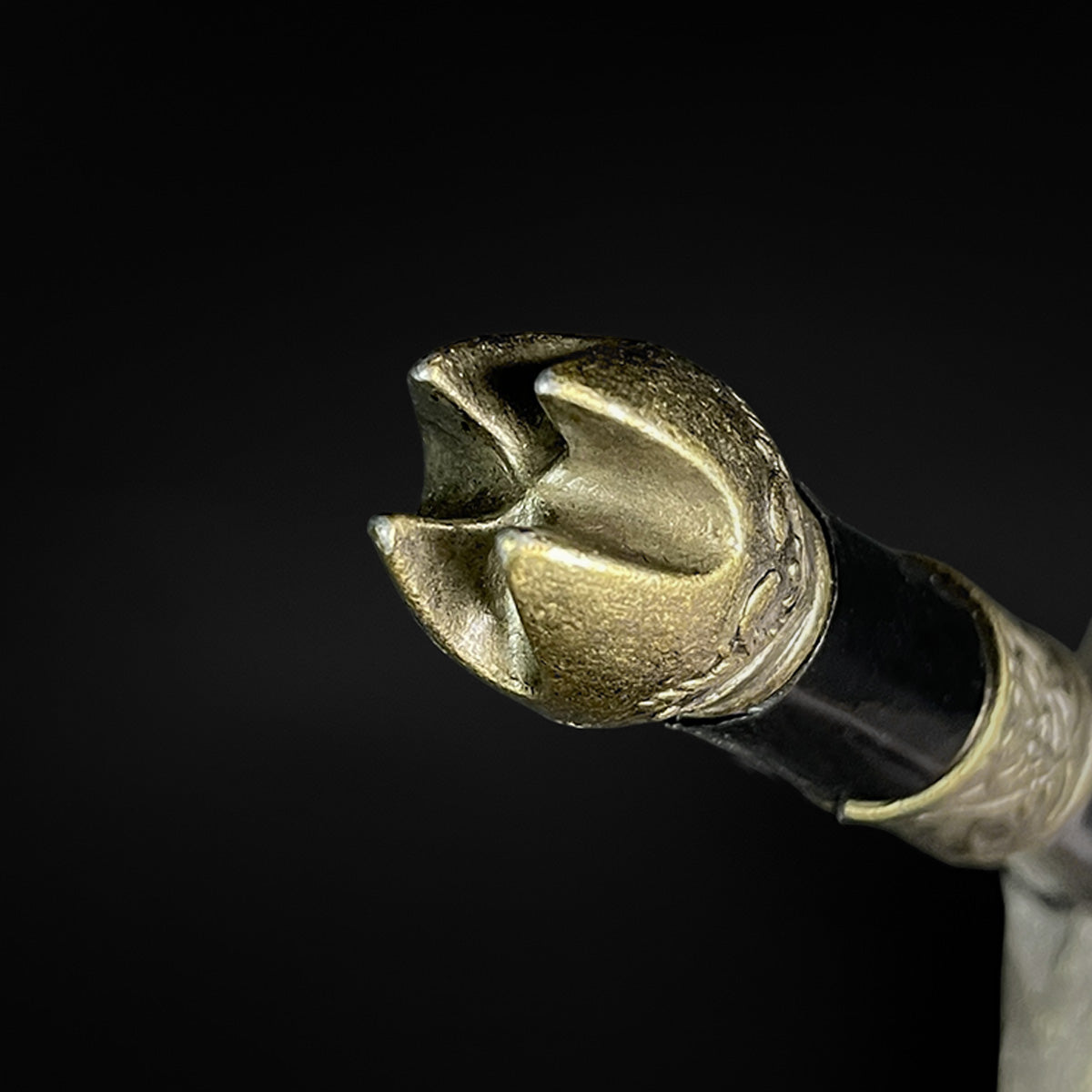 Medieval Dagger - Crown and Ornaments Handle featuring intricate design and craftsmanship