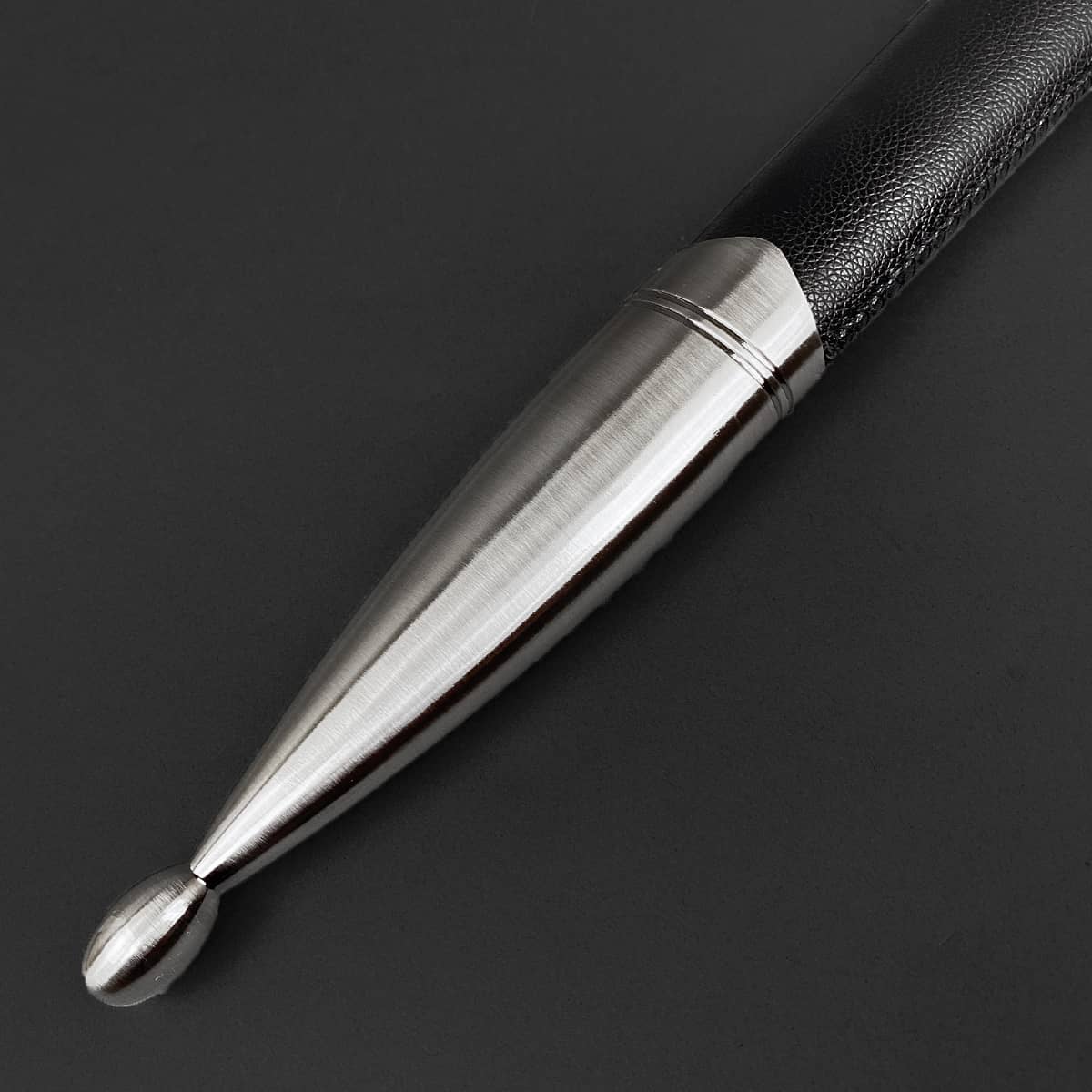 One-Hand Knight Medieval Sword with a sleek metal blade and textured leather grip for refined style