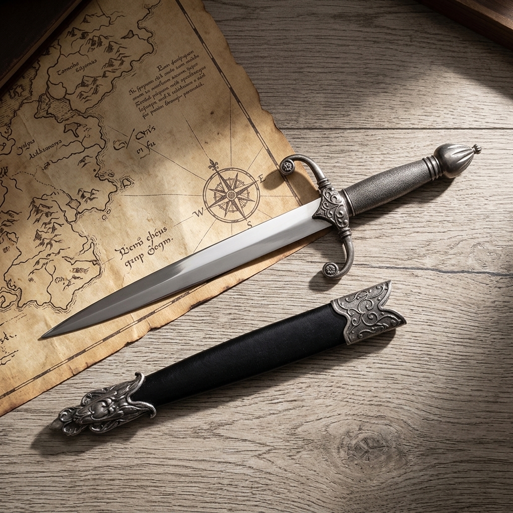Royal Knight's Dagger with Gift Box