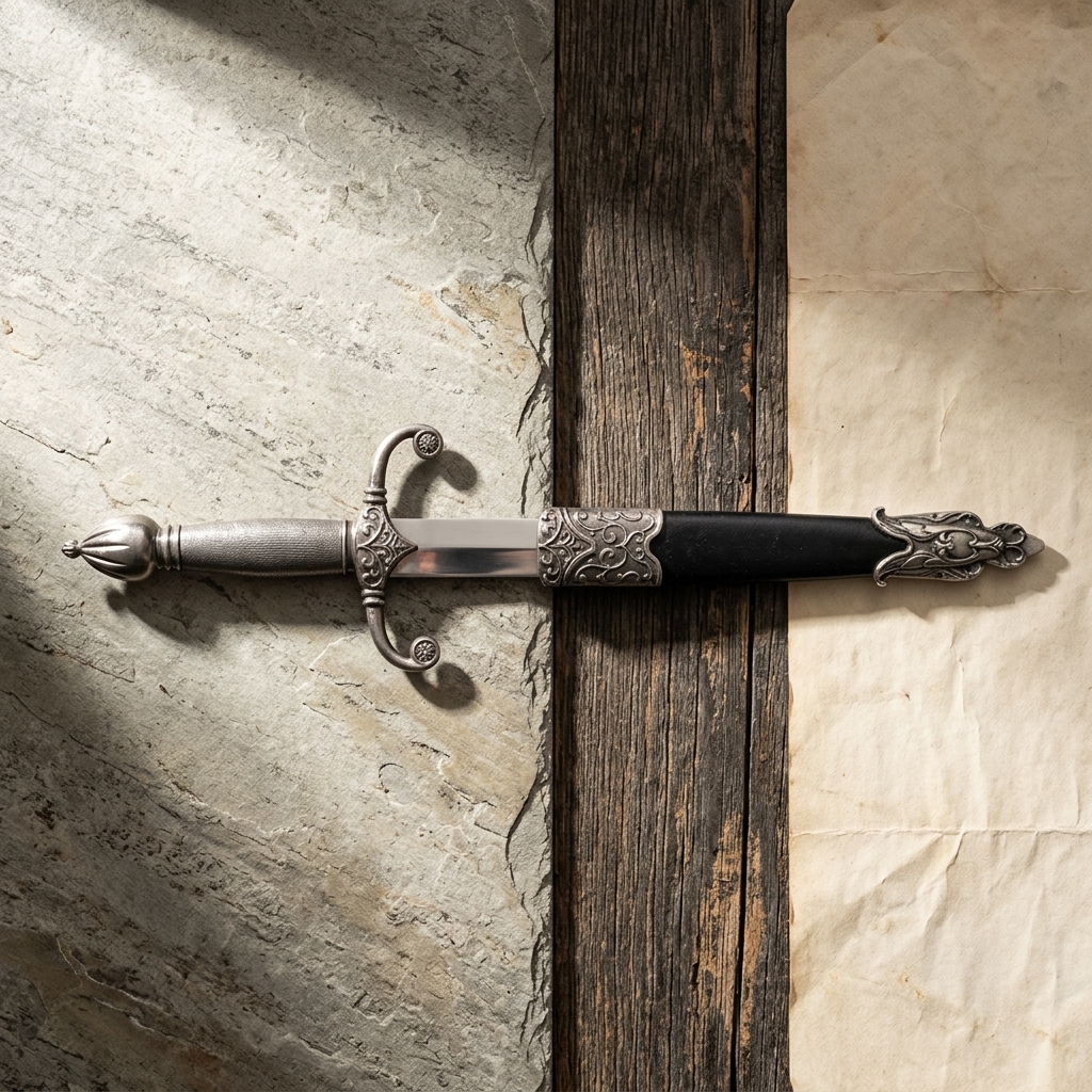 Royal Knight's Dagger with Gift Box