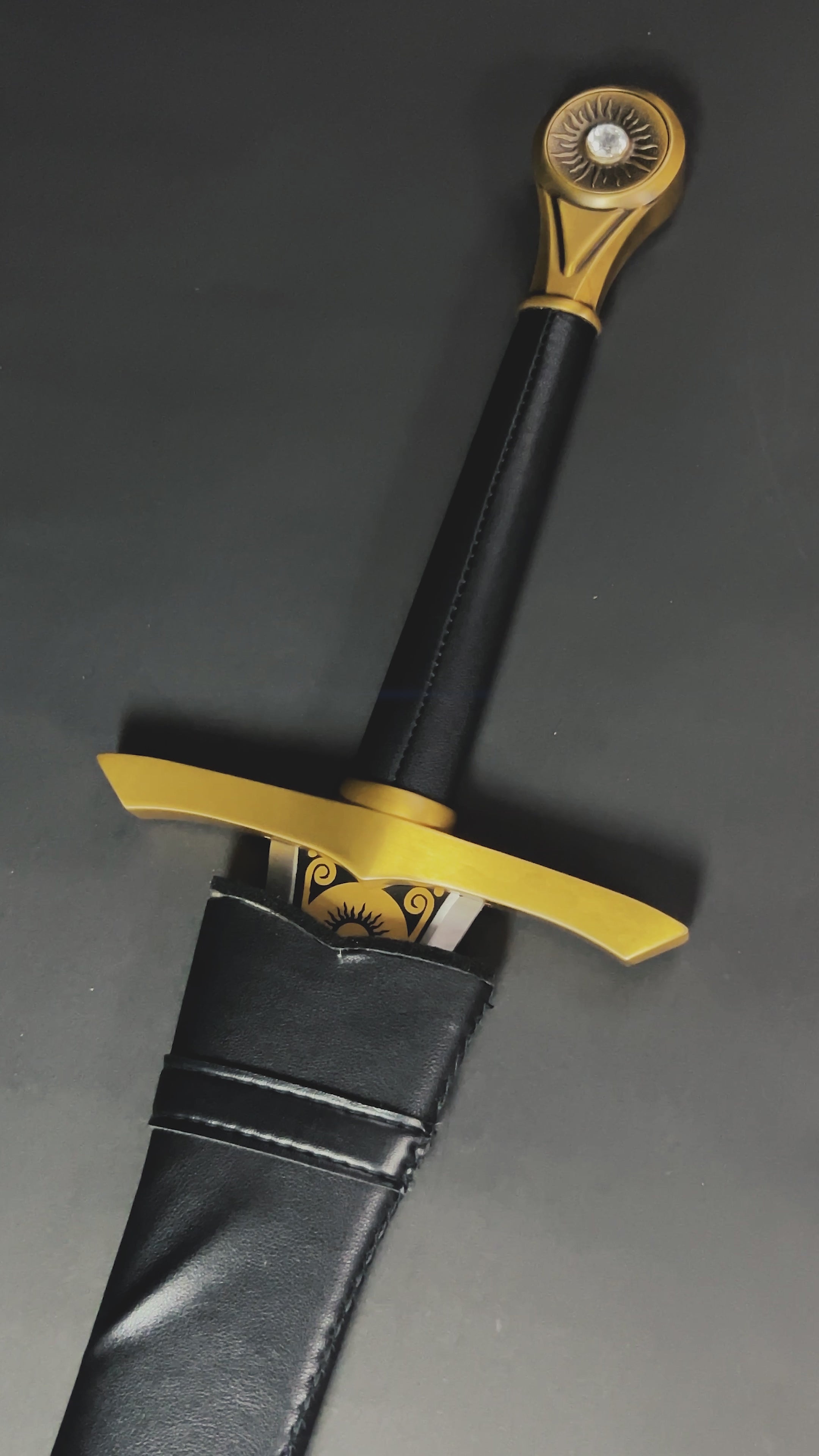 Knight's Collection "Rings of Power" Medieval Fantasy Sword