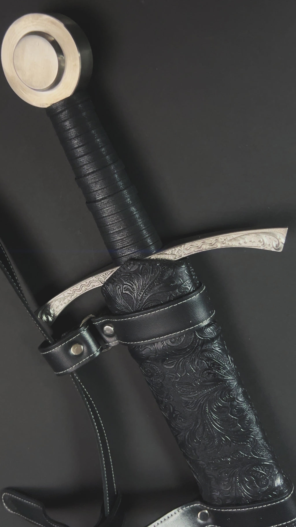 Hand-Forged Sharp 1060 Steel Medieval Sword | Knight's Collection