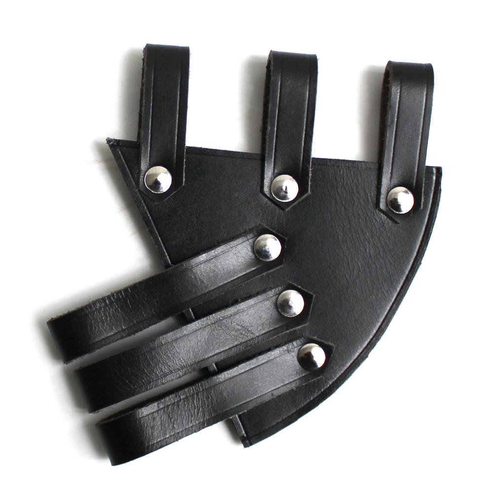 8.5" x 6.5" Leather sword frog