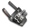Medieval Leather Sword Frog – 6.25" x 4.5" Adjustable Belt Holder