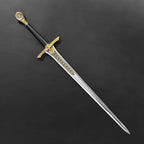Knight's Collection Rings of Power swords medieval fantasy sword with intricate gold detailing and a sleek blade