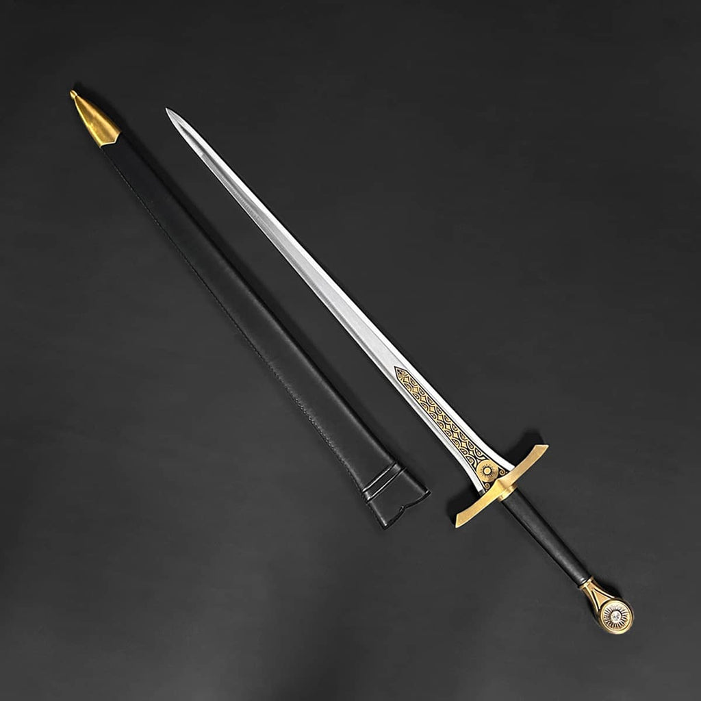 Knight's Collection Rings of Power swords medieval fantasy sword with elegant blade and detailed hilt