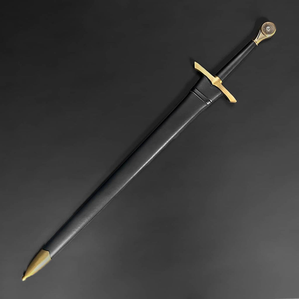 Knight's Collection Rings of Power swords medieval fantasy sword with intricate detailing and sleek blade