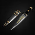 Roman Dagger with ornate blade and detailed scabbard for collectors and enthusiasts