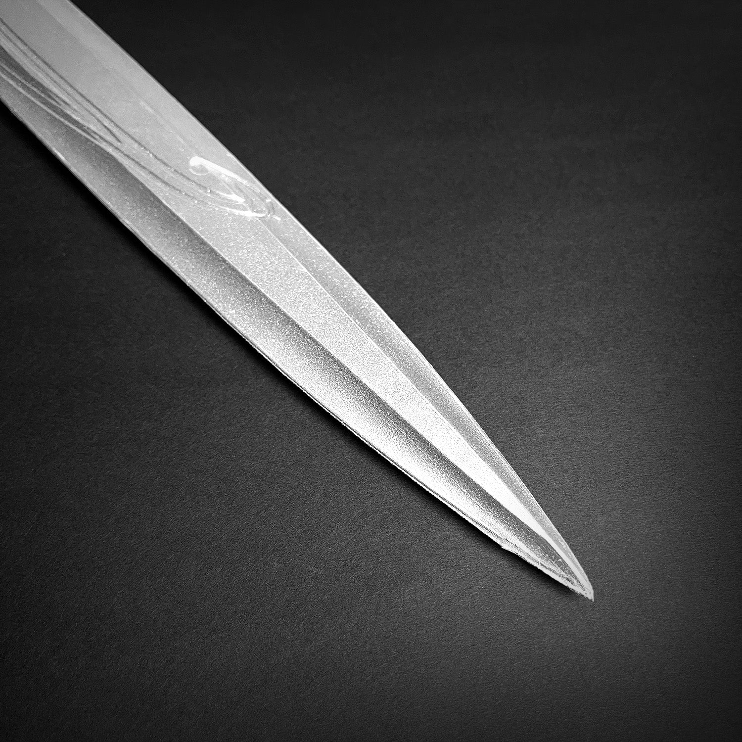 Close-up of a Short Foam Sword from Knight's Collection with a sleek blade design and soft edges