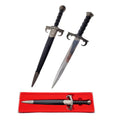 Thunder Medieval Dagger with ornate handle and sharp blade in a decorative display box