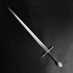 Valebrand hand-forged medieval sword with a sleek blade and detailed hilt from Knights Collection