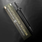Knight Collections wizard one hand medieval sword with sleek design and sharp blade in display box