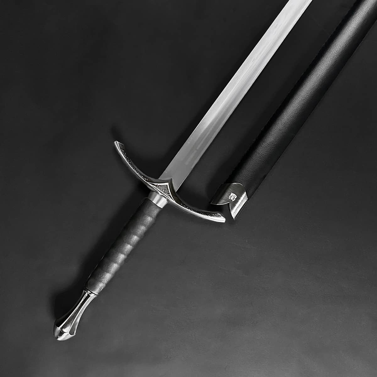 Knight Collections wizard one hand medieval sword with a sleek blade and elegant grip